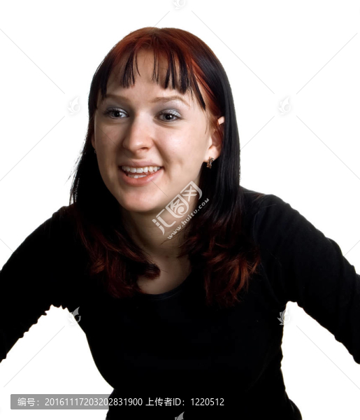 黑色西裝的女孩