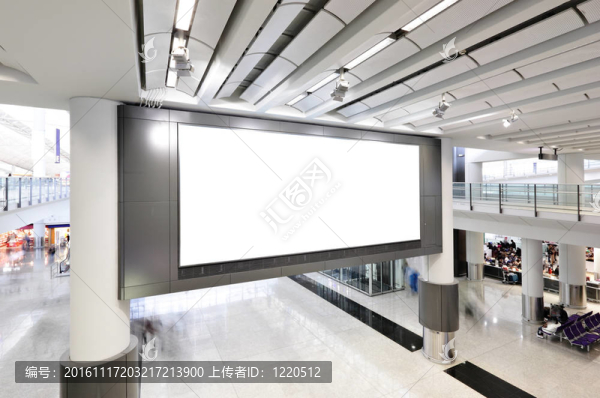 空白廣告牌室內(nèi)