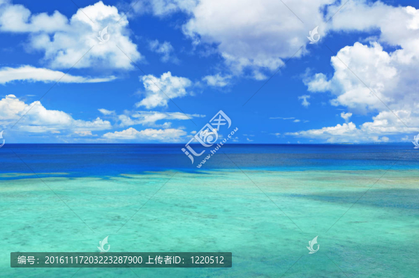 在日本沖繩的海景