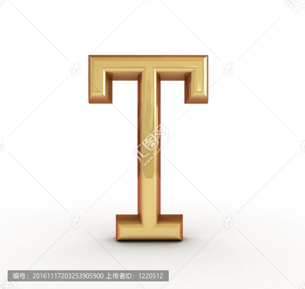 一個(gè)金色字母的字母