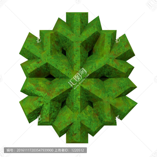 3D制作-,Snowflake在草地-匯圖網(wǎng) www.fosd68.com 3D制作-,Snowflake在草地