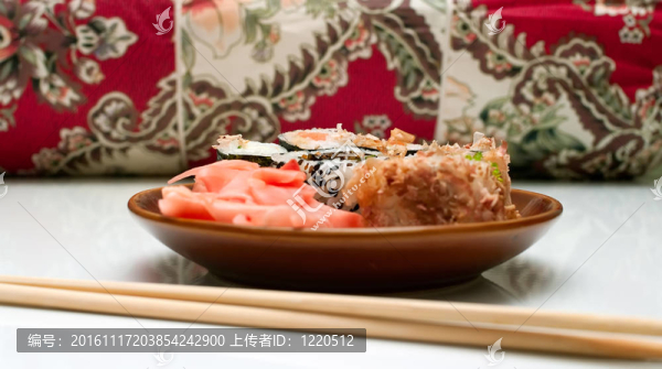 日本的壽司卷