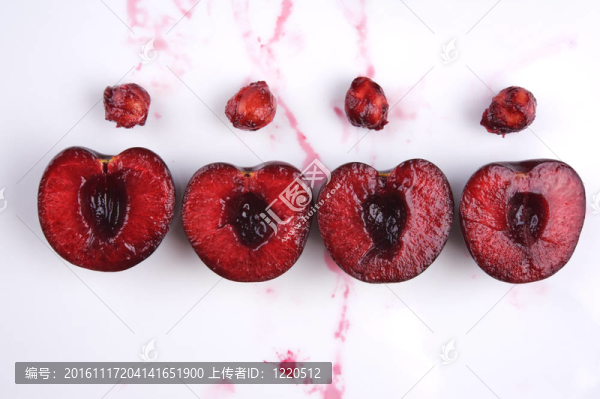 新鮮櫻桃意象