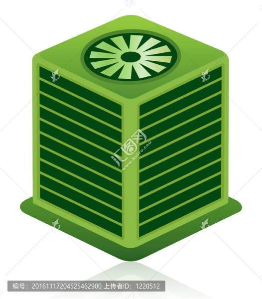 綠色空調(diào)機(jī)組圖標(biāo)