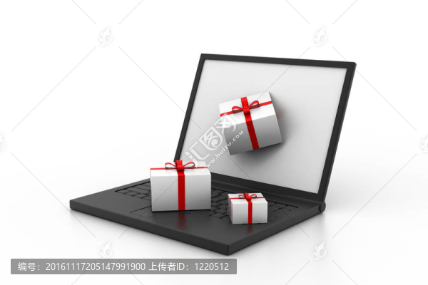 現(xiàn)代筆記本和禮品盒