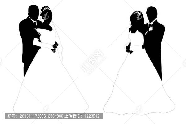婚禮的夫婦