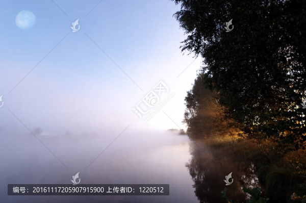 朦朧的景觀