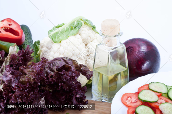 新鮮的蔬菜沙拉