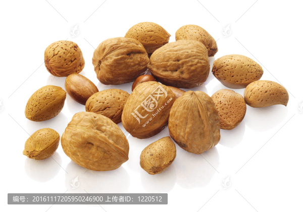 堅果的混合物