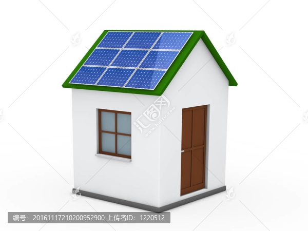 三維住宅太陽能綠色