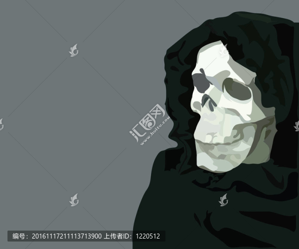 黑眼圈的人類顱骨影像
