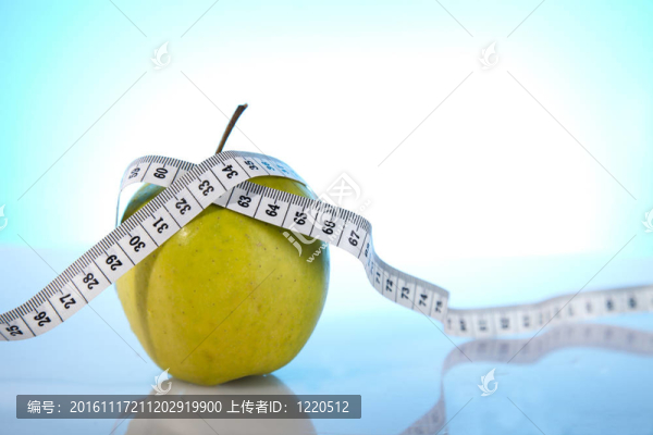 綠蘋果和測(cè)量磁帶