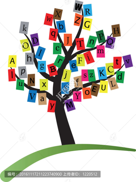 字母風(fēng)格的樹