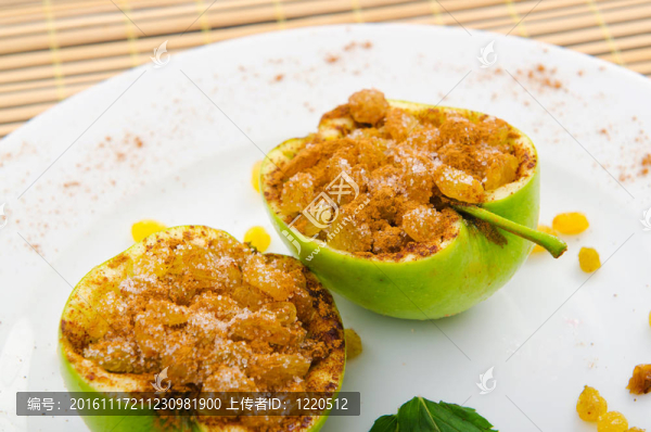 甜點(diǎn)-葡萄干的蘋果