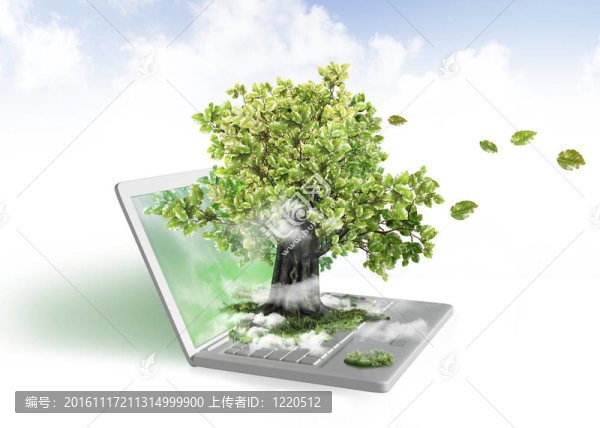 筆記本電腦綠色能源