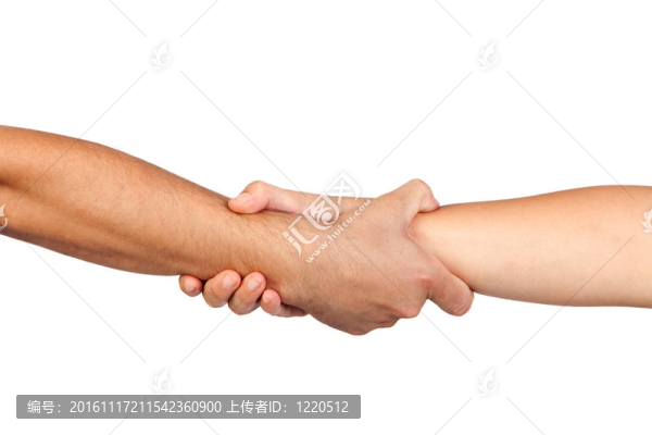 代表友誼的握手