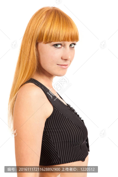 漂亮的年輕女人在休閑服裝