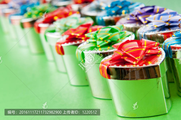 慶祝概念的禮品盒