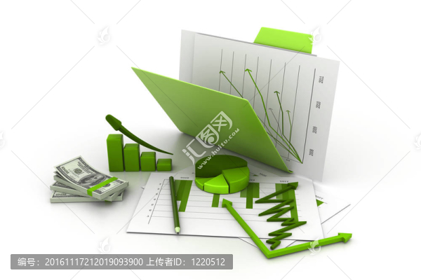 帶有業(yè)務(wù)圖表的文件夾；圖形
