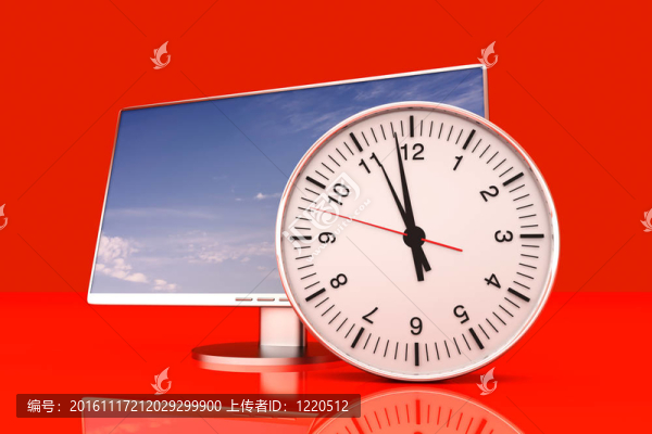 屏幕上的時間