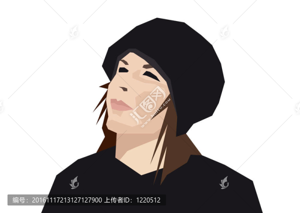 女孩的臉