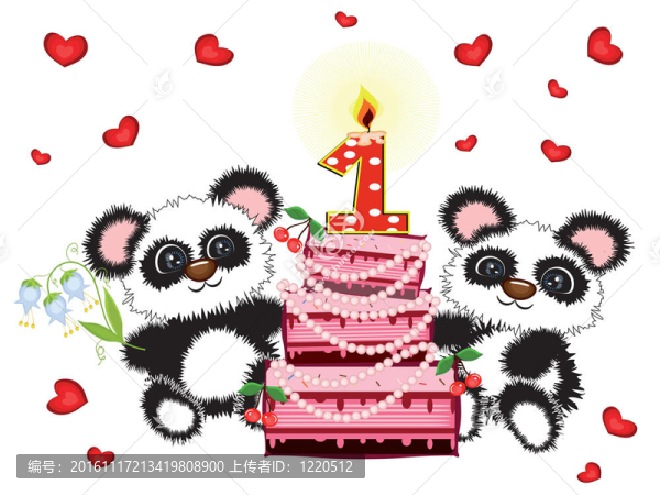 生日明信片；一年