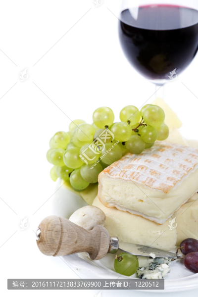 葡萄酒和奶酪