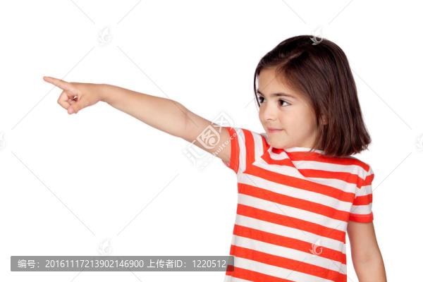 黑發(fā)的小女孩