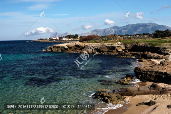 海岸的西西里島