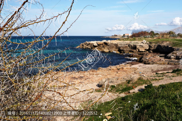 海岸的西西里島