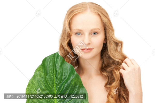 綠葉女人
