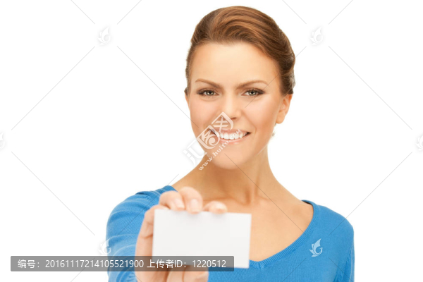 帶名片的女人