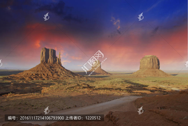 紀(jì)念碑谷的巖石和顏色