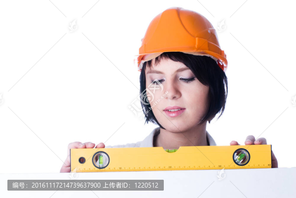 女孩與水平