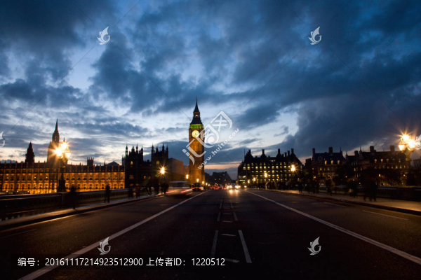 西敏寺夜景