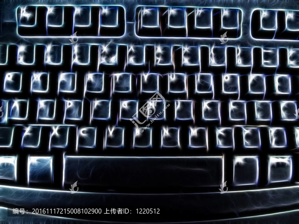 抽象藝術計算機鍵盤表示