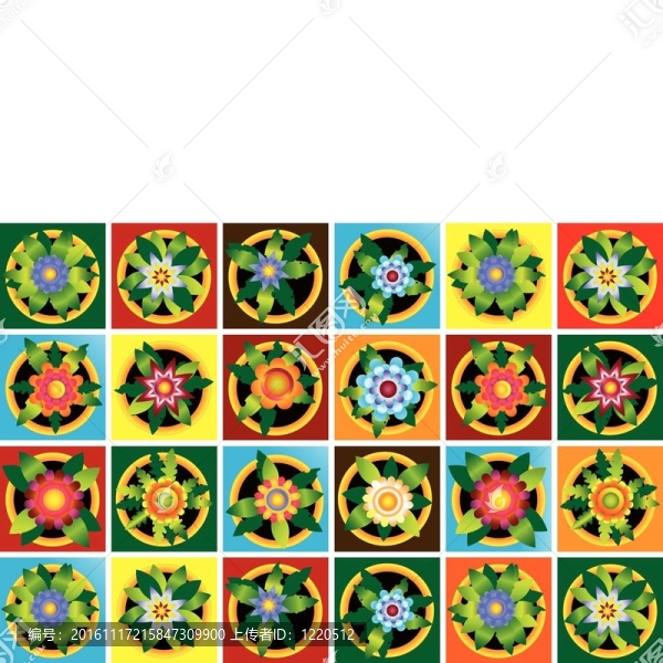 家庭花卉光柵圖像