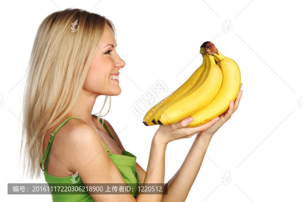 女人和香蕉