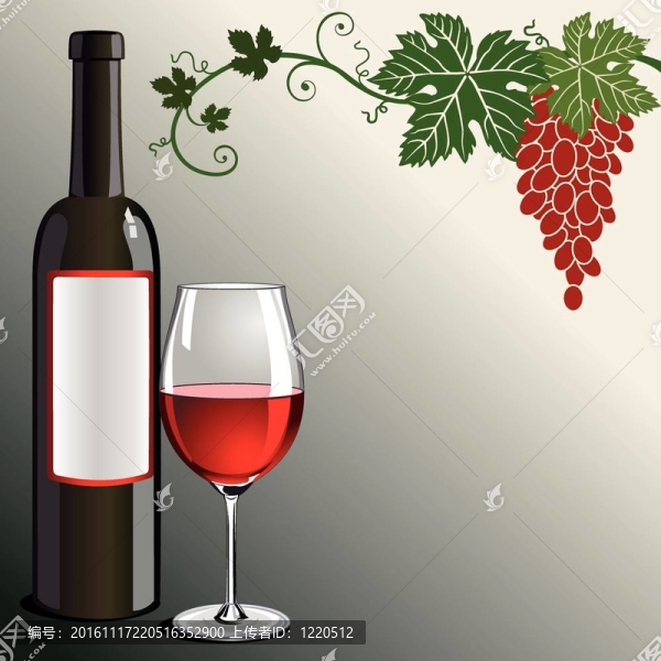 一瓶紅葡萄酒