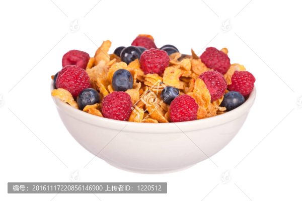 玉米片水果
