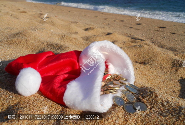 海灘上的圣誕寶貝