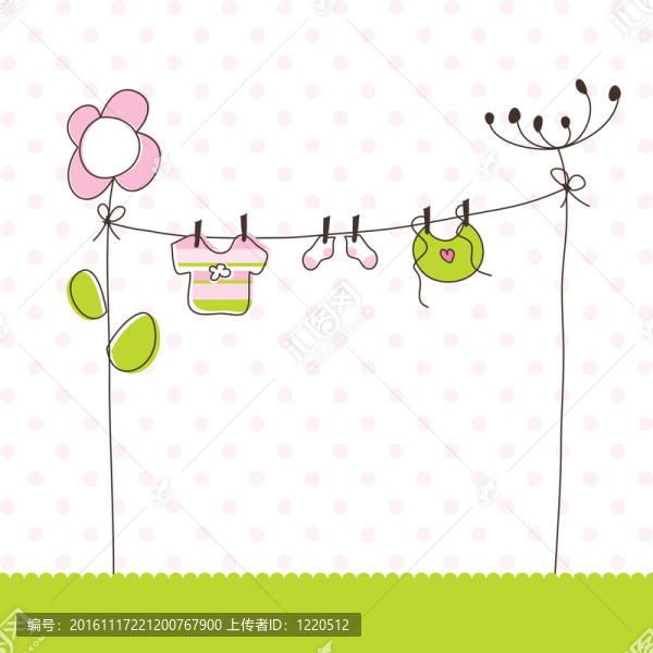女嬰到達(dá)公告卡