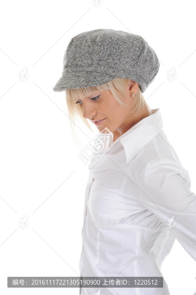 微笑的年輕女人
