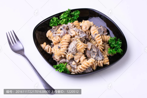 煮熟的面條
