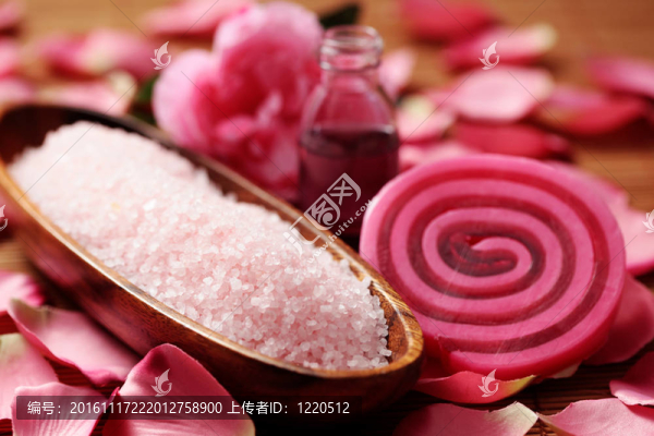 玫瑰沐浴鹽