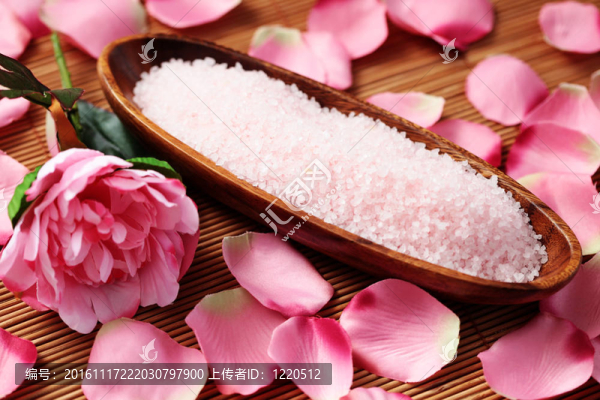 玫瑰沐浴鹽