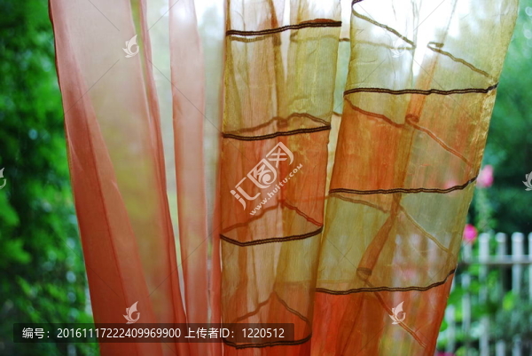 透明的窗簾
