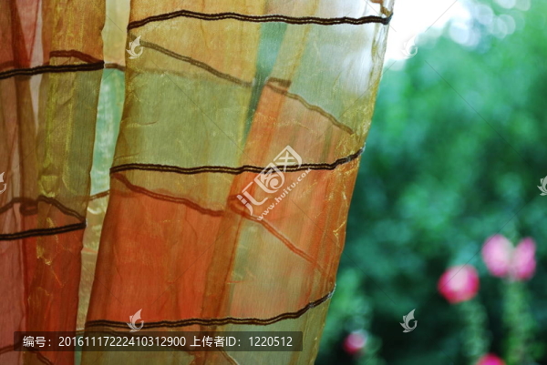 透明的窗簾