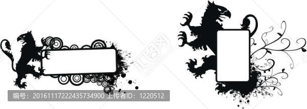 紋章的獅鷲的紋章set15