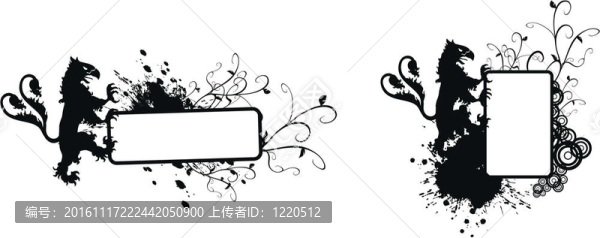 紋章的獅鷲的紋章set16